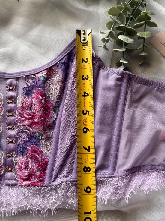 Victoria’s Secret Dream Angels Strapless Corset Top | Small | Floral Embroidery - Picture 8 of 9